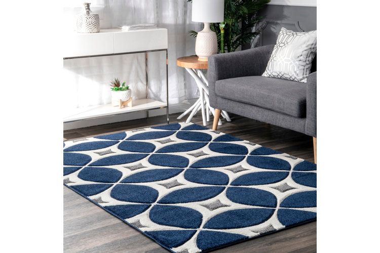 CLOSEOUT store SALE 4 Feet Square Midcentury Modern Traditional Wool Polyester Handcrafted Rug